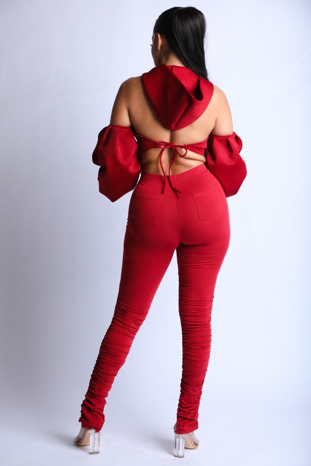 Puff Sleeve Hoodie Set - Absolute Fashion 2020