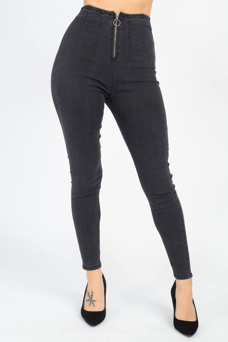 High Waist Denim Jeans - Absolute Fashion 2020