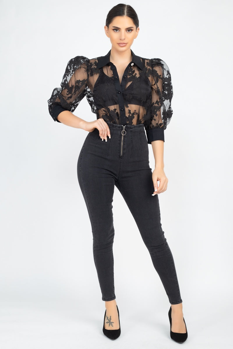 High Waist Denim Jeans - Absolute Fashion 2020
