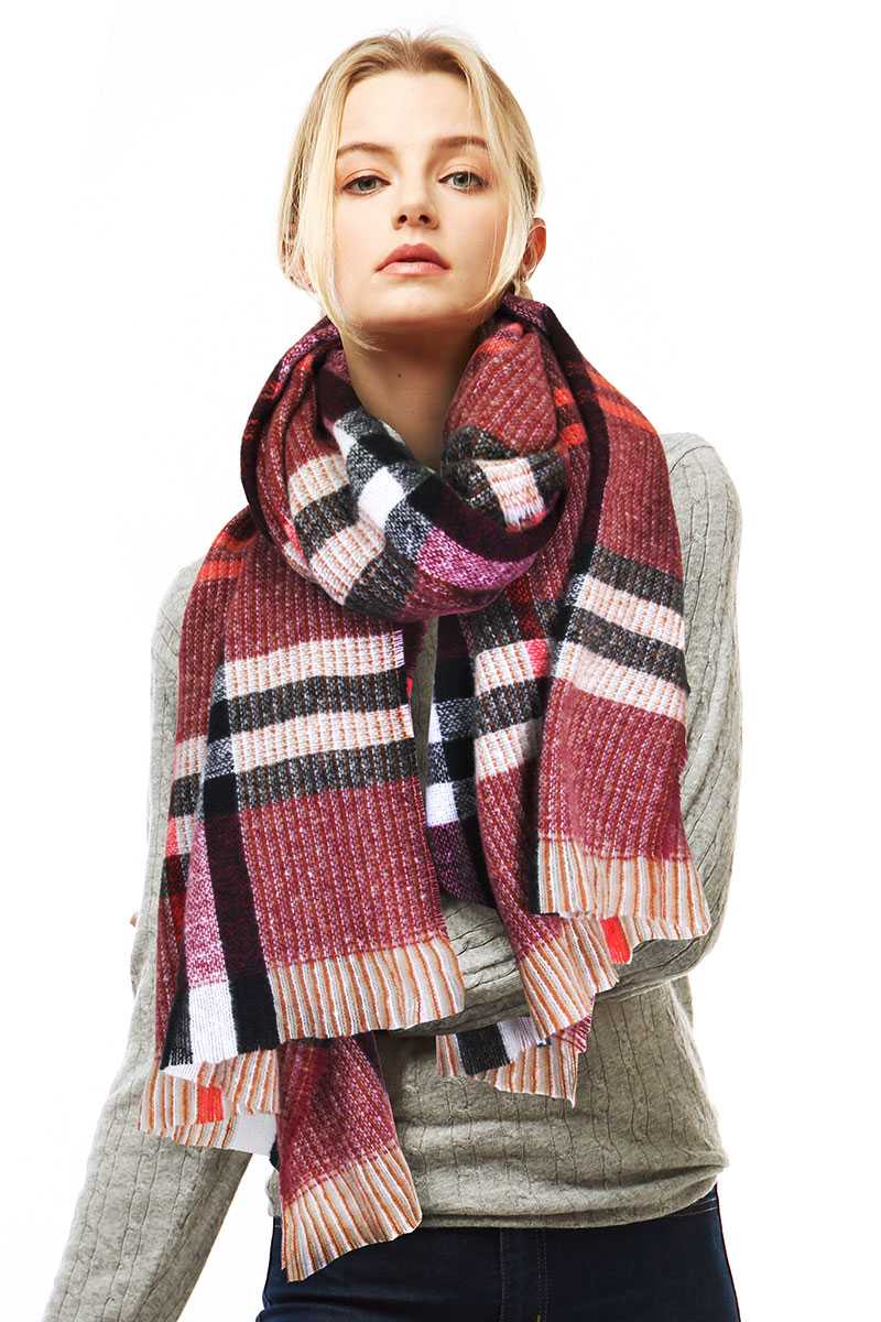 Stylish Plaid Modern Check Scarf - Absolute Fashion 2020