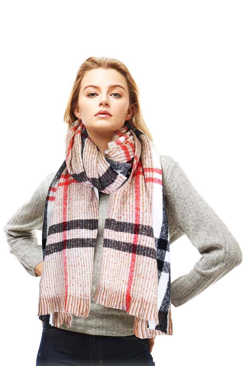 Stylish Plaid Modern Check Scarf - Absolute Fashion 2020