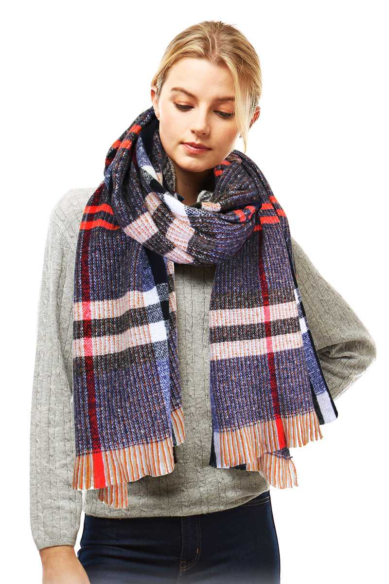 Stylish Plaid Modern Check Scarf - Absolute Fashion 2020