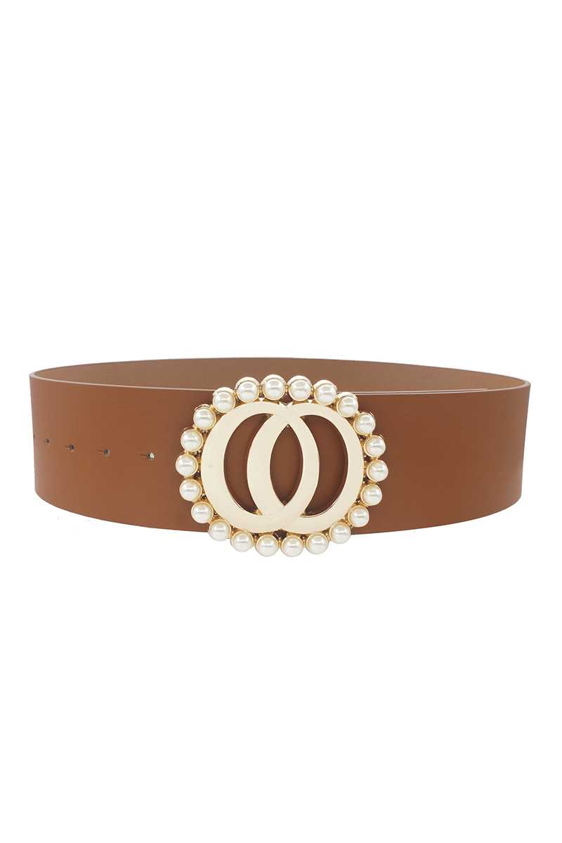 Fashion Double Joined Round Pearl Style Belt - Absolute Fashion 2020