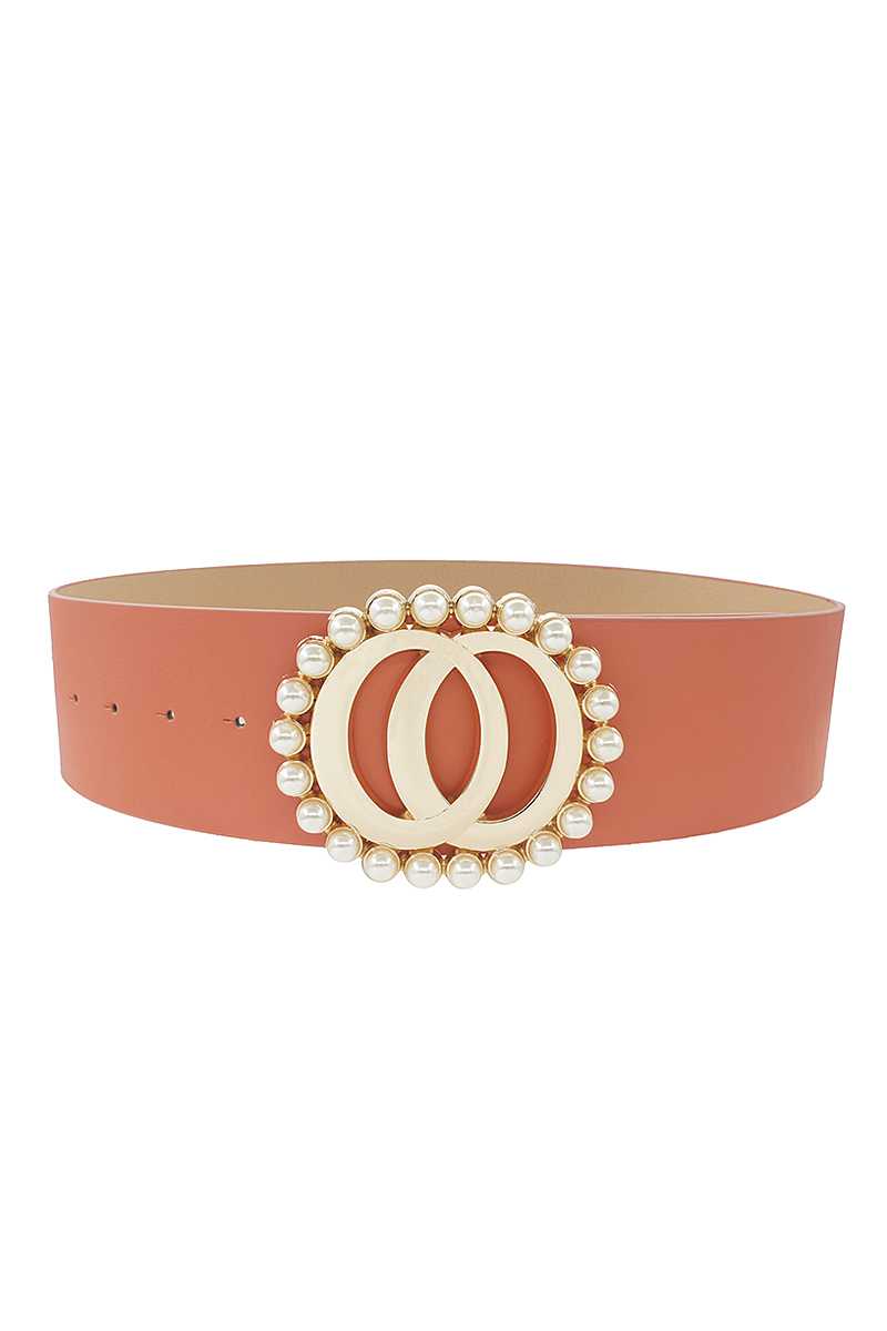 Fashion Double Joined Round Pearl Style Belt - Absolute Fashion 2020