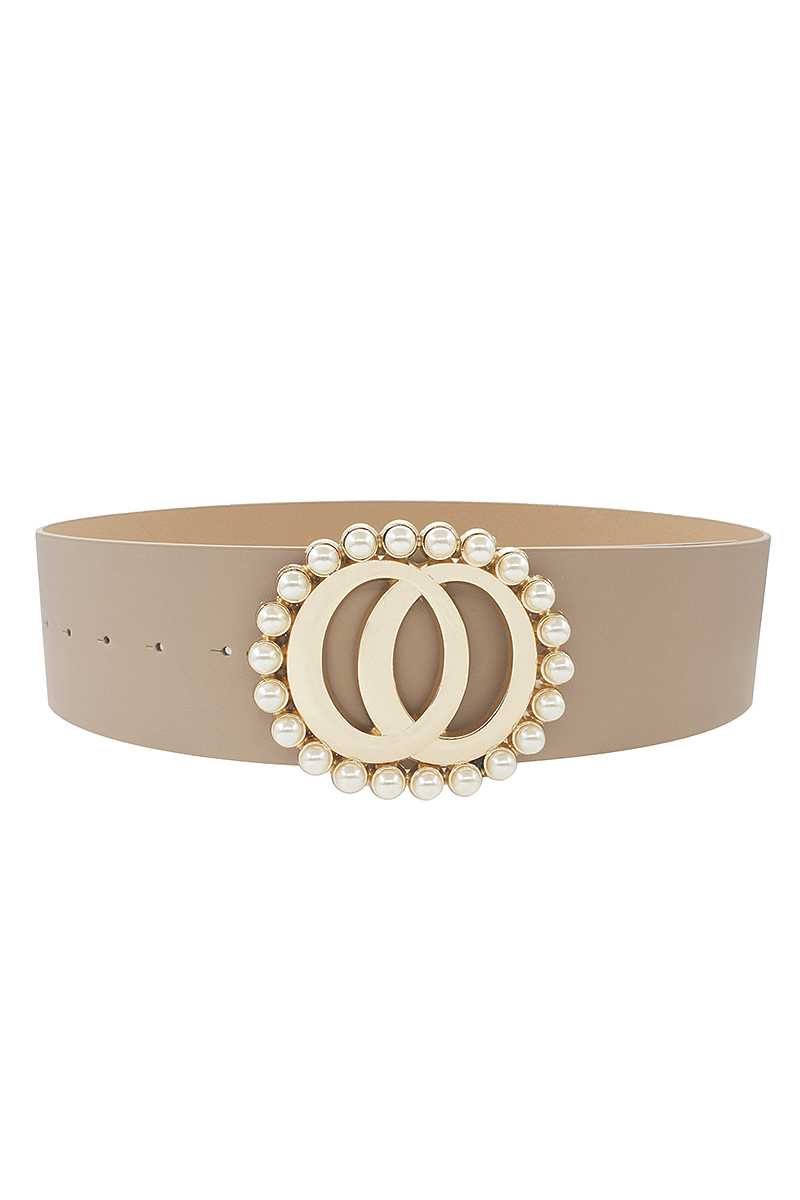 Fashion Double Joined Round Pearl Style Belt - Absolute Fashion 2020