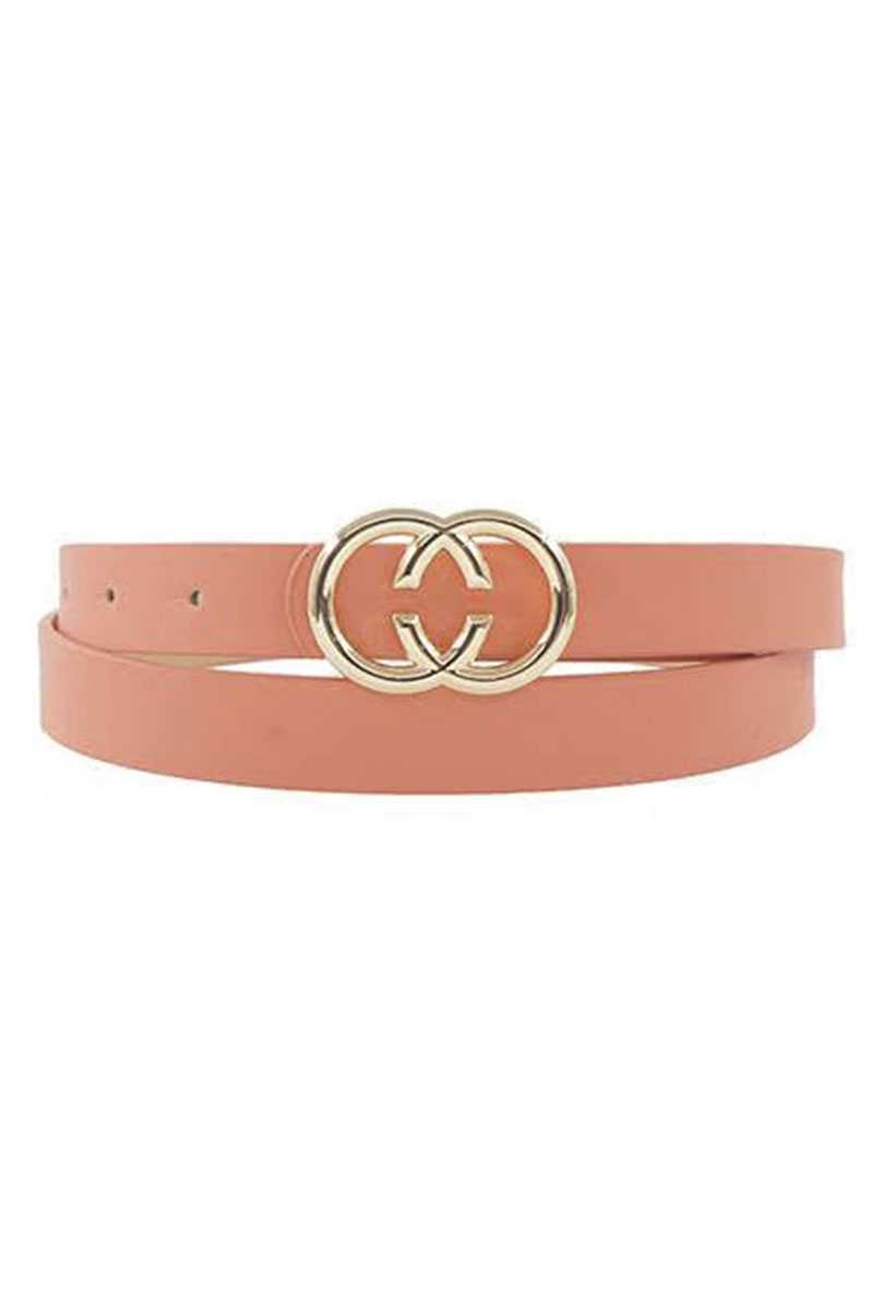 Center Cut Double Loop Standard Belt - Absolute Fashion 2020