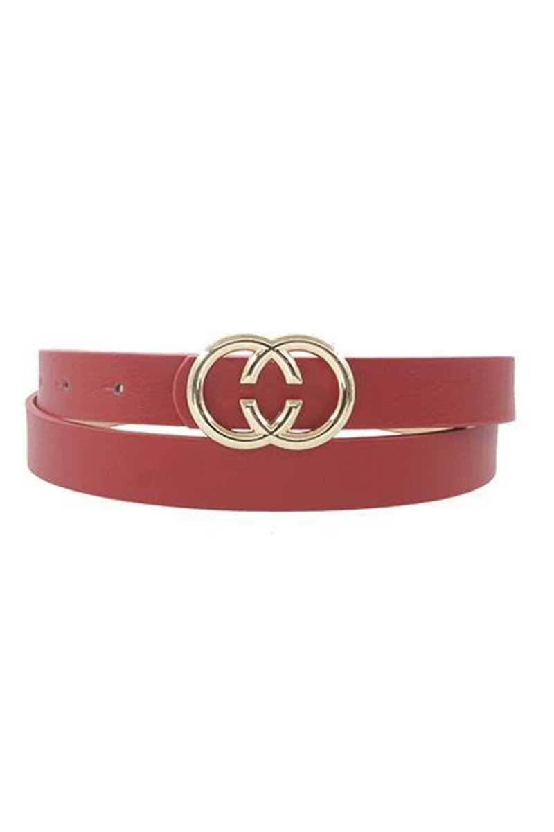 Center Cut Double Loop Standard Belt - Absolute Fashion 2020