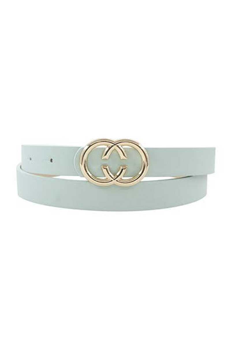 Center Cut Double Loop Standard Belt - Absolute Fashion 2020