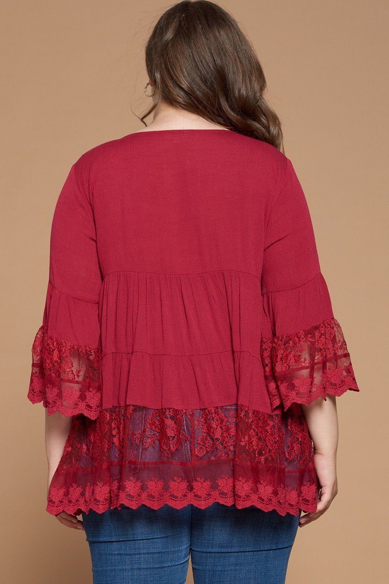 Solid Woven Button-down Blouse - Absolute Fashion 2020