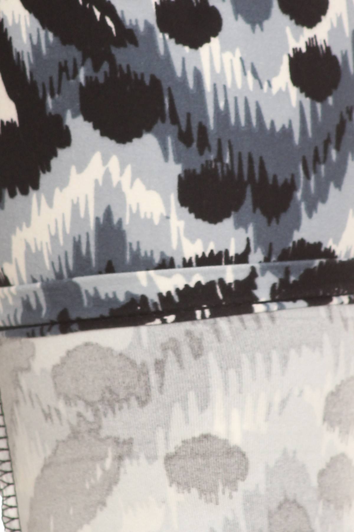 Abstract Print, Full Length Leggings In A Slim Fitting Style With A Banded High Waist - Absolute Fashion 2020
