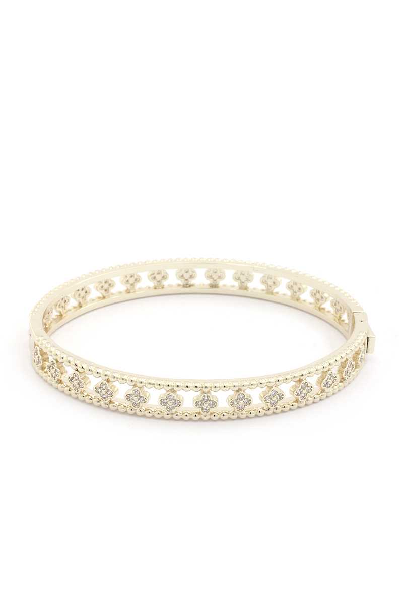 Quatrfoil Shape Metal Bracelet - Absolute Fashion 2020
