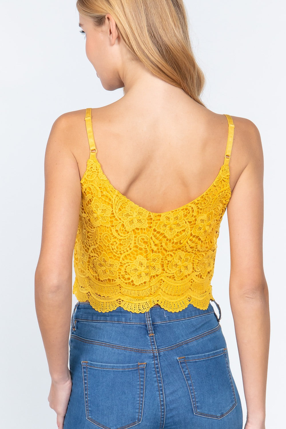 Crochet Lace Cami Woven Top - Absolute Fashion 2020