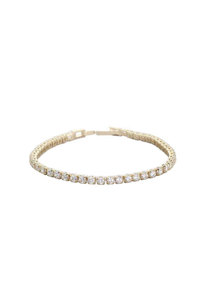 Stylish Cubic Zirconia Bangle Bracelet - Absolute Fashion 2020