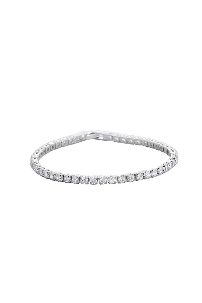 Stylish Cubic Zirconia Bangle Bracelet - Absolute Fashion 2020