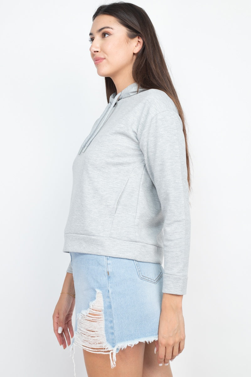 Self-tie Drawstrings Hoodie - Absolute Fashion 2020