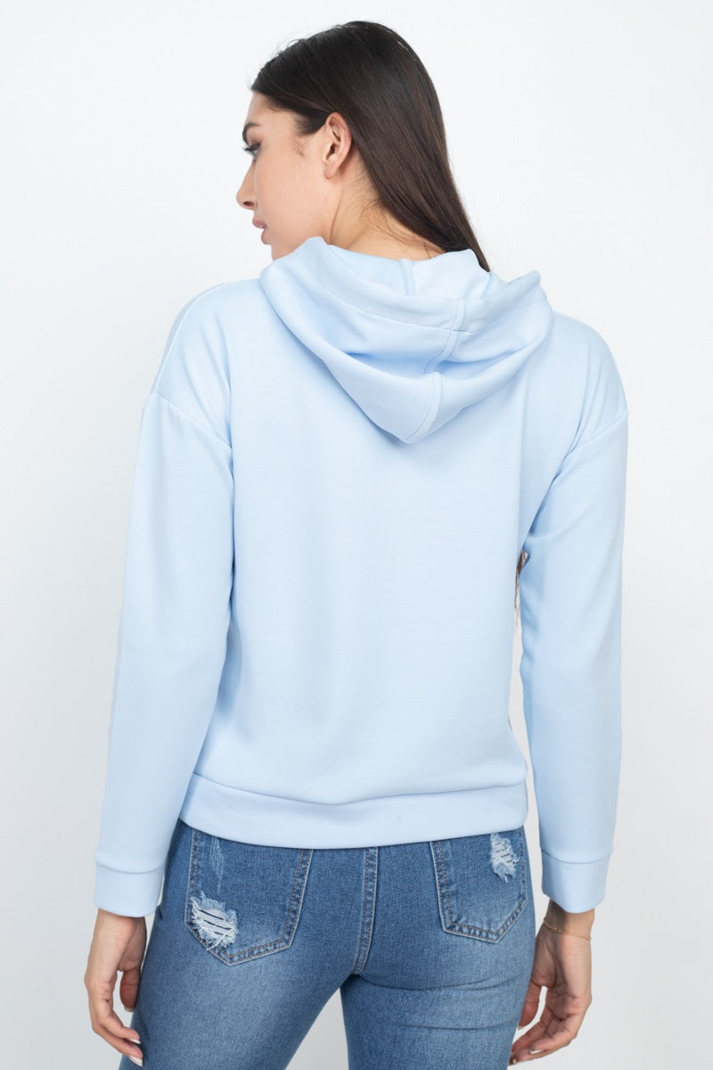 Self-tie Drawstrings Hoodie - Absolute Fashion 2020