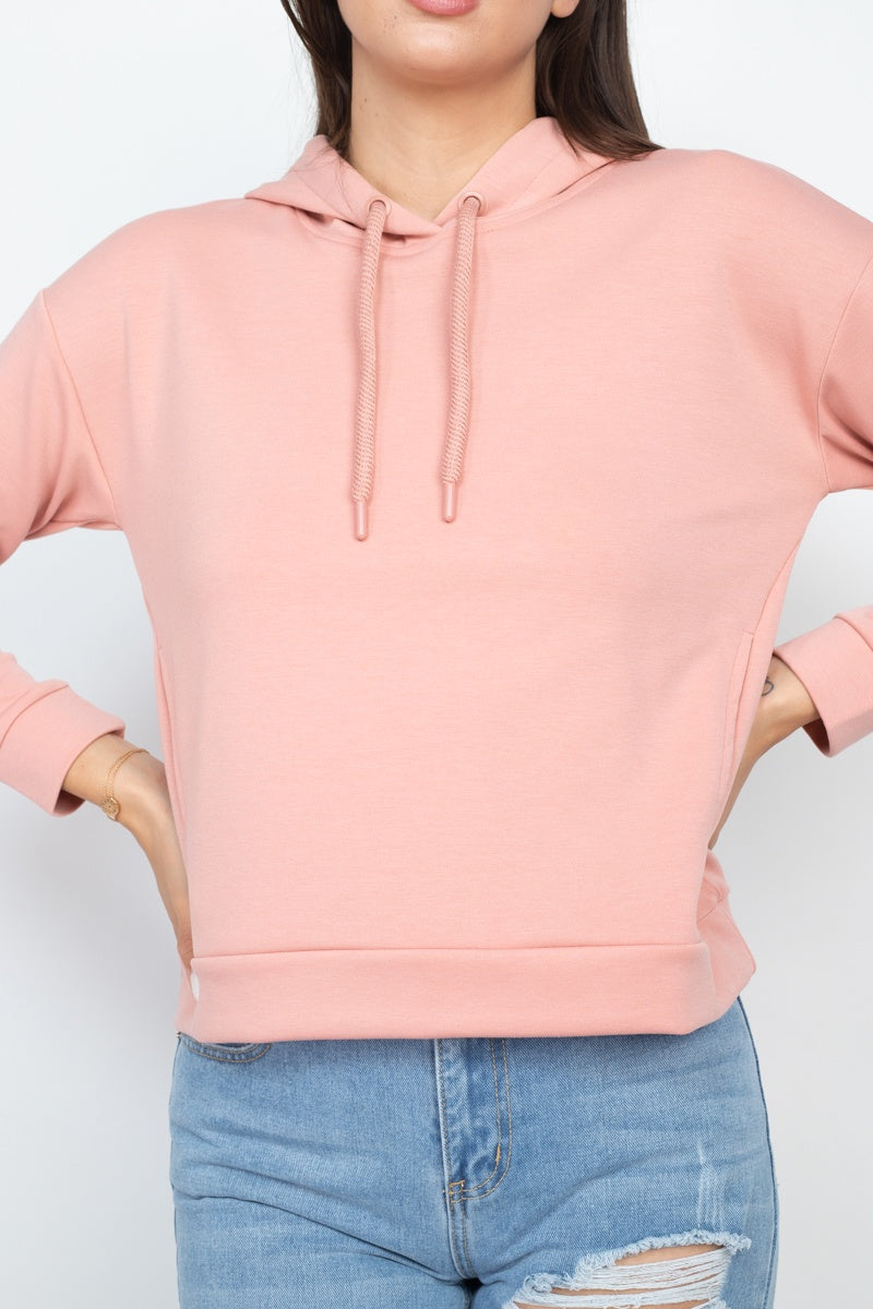 Self-tie Drawstrings Hoodie - Absolute Fashion 2020