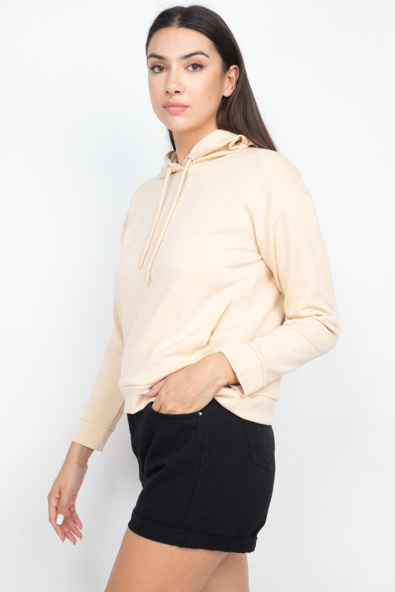 Self-tie Drawstrings Hoodie - Absolute Fashion 2020