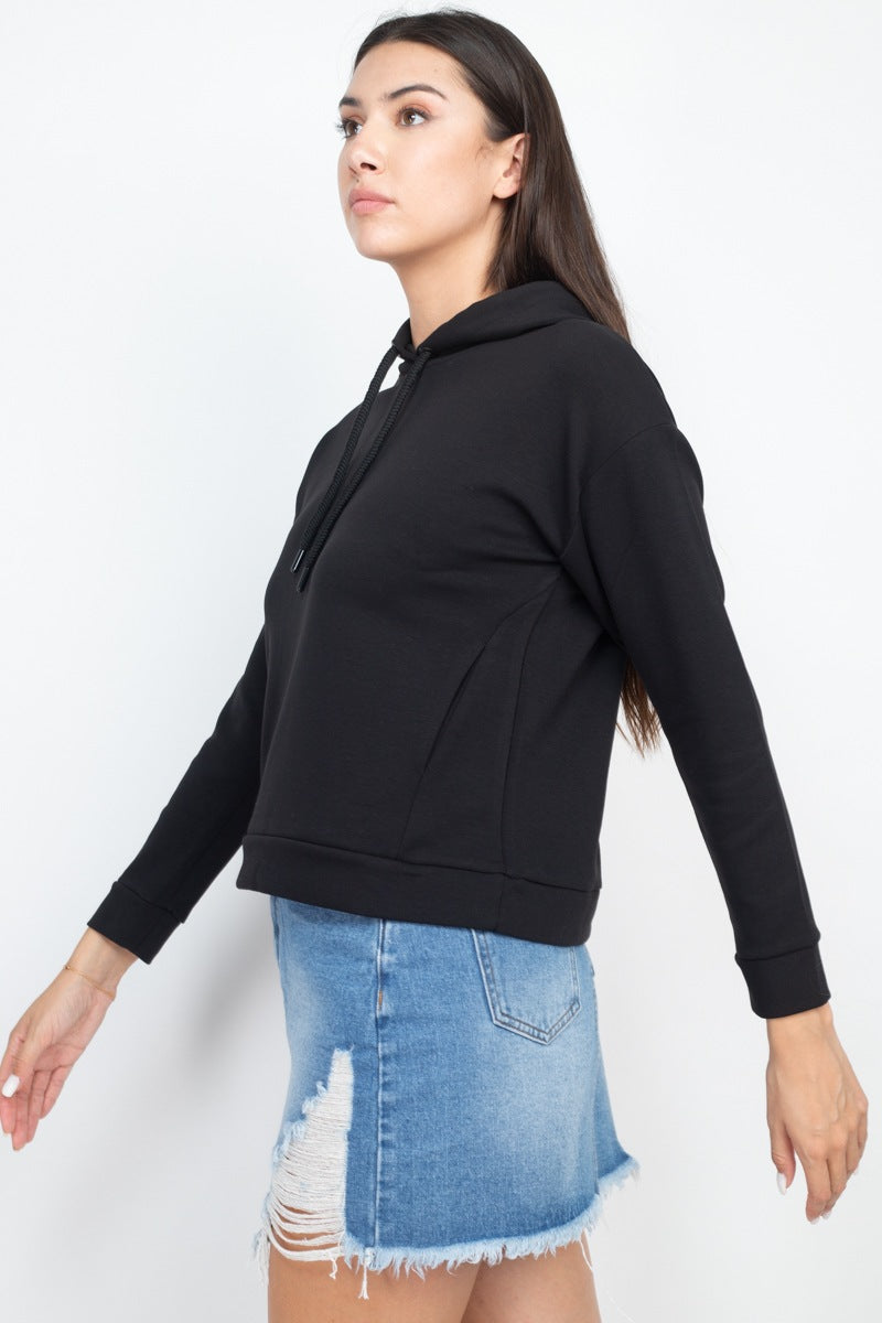 Self-tie Drawstrings Hoodie - Absolute Fashion 2020