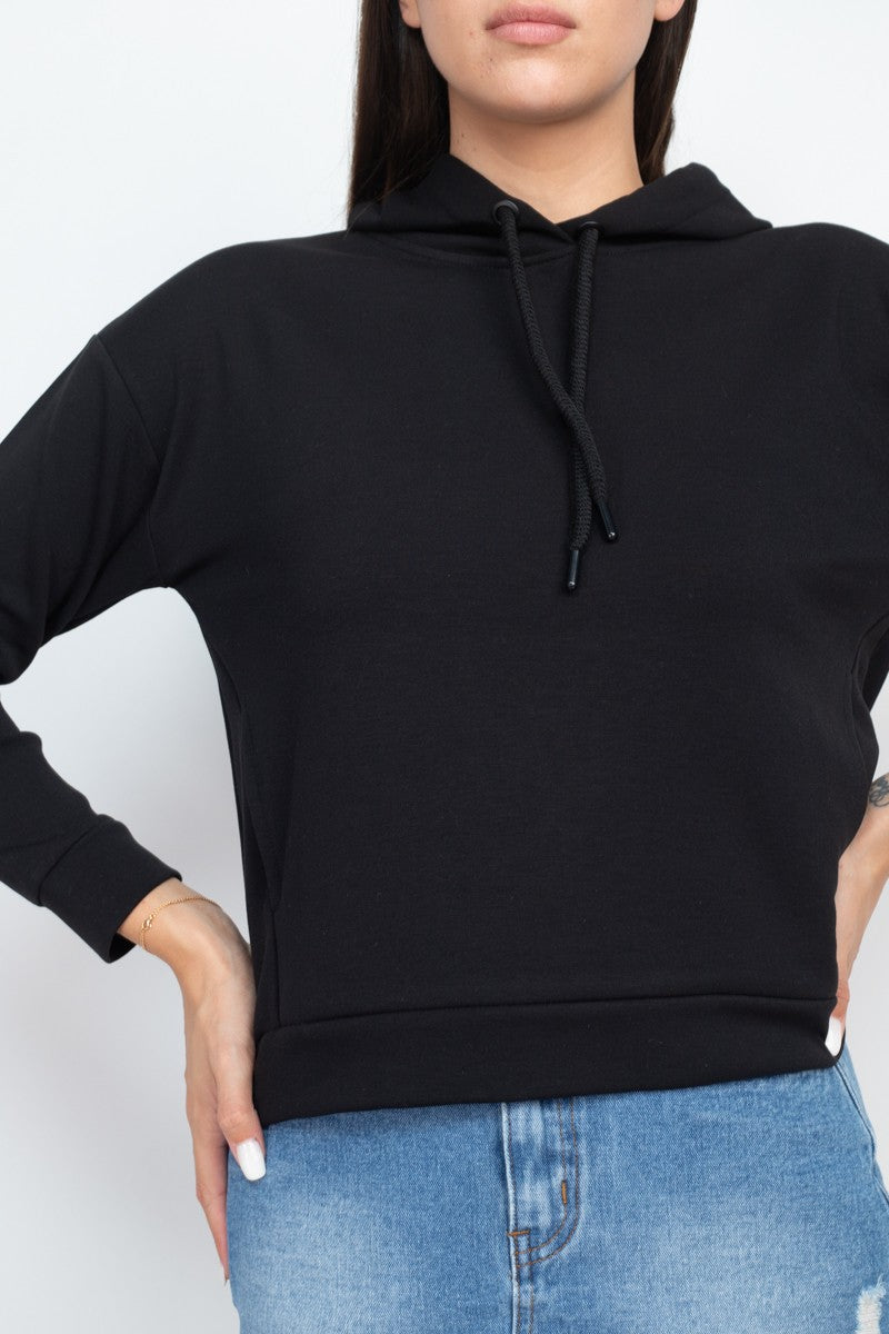 Self-tie Drawstrings Hoodie - Absolute Fashion 2020