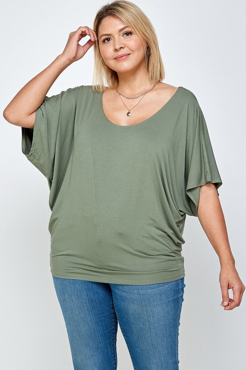 Solid Knit Top, With A Flowy Silhouette - Absolute Fashion 2020