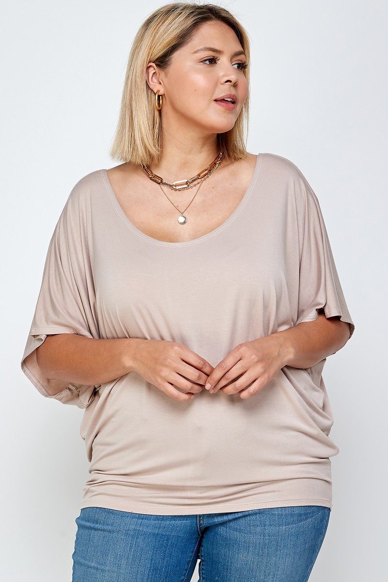 Solid Knit Top, With A Flowy Silhouette - Absolute Fashion 2020