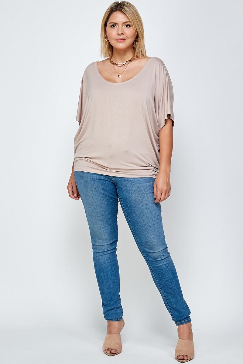 Solid Knit Top, With A Flowy Silhouette - Absolute Fashion 2020