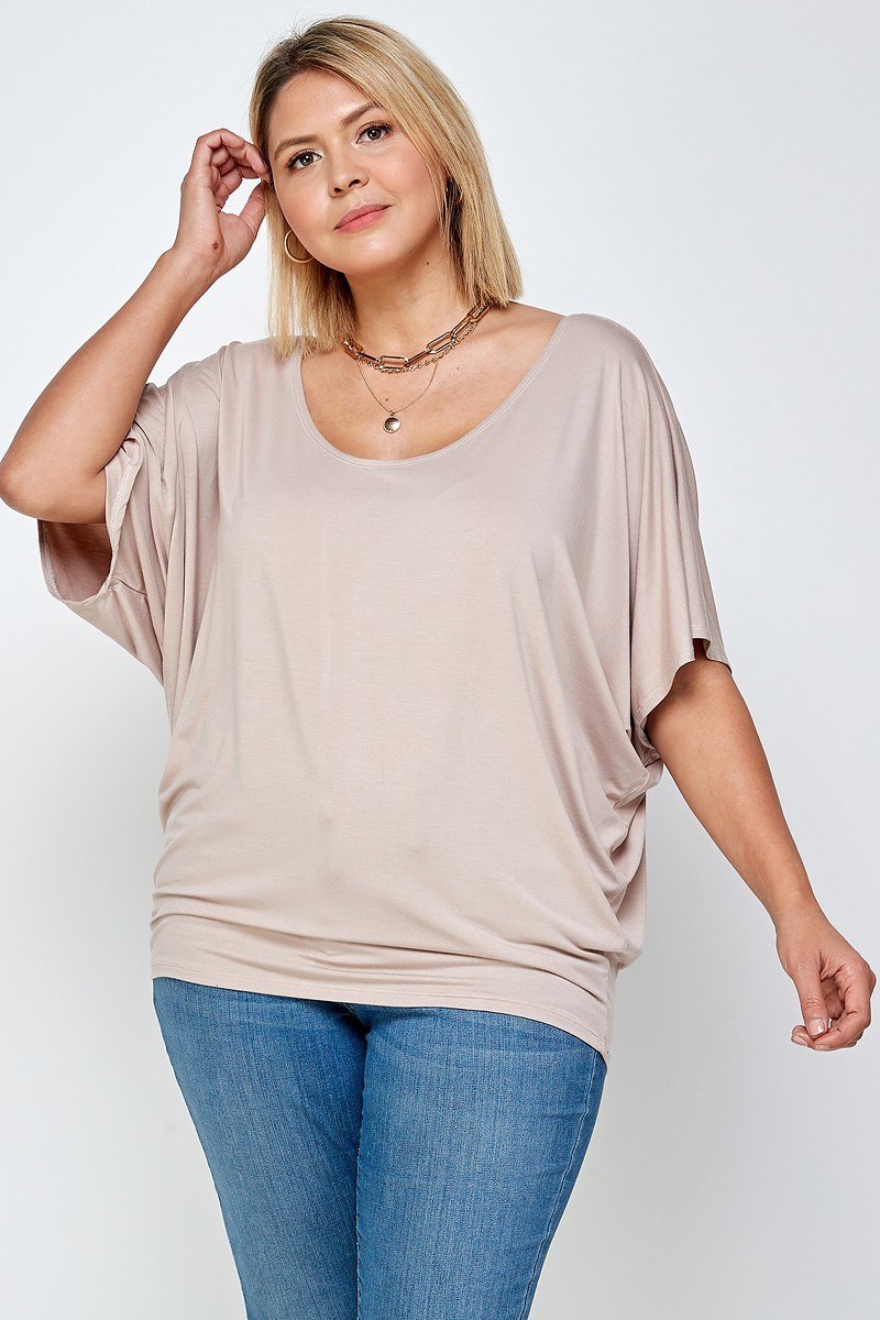 Solid Knit Top, With A Flowy Silhouette - Absolute Fashion 2020