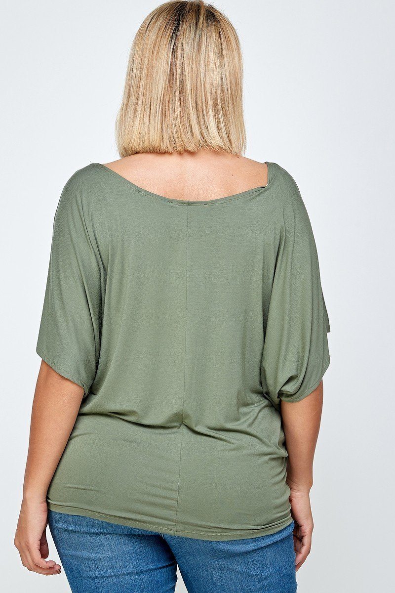 Solid Knit Top, With A Flowy Silhouette - Absolute Fashion 2020