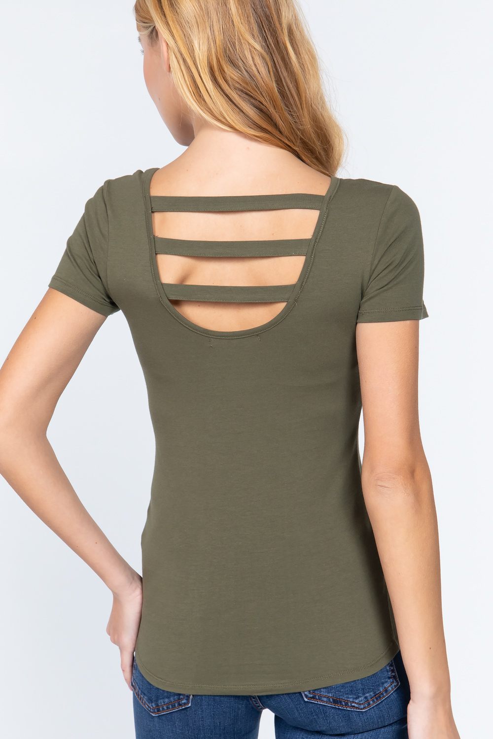 Short Slv Top W/zipper Pocket - Absolute Fashion 2020