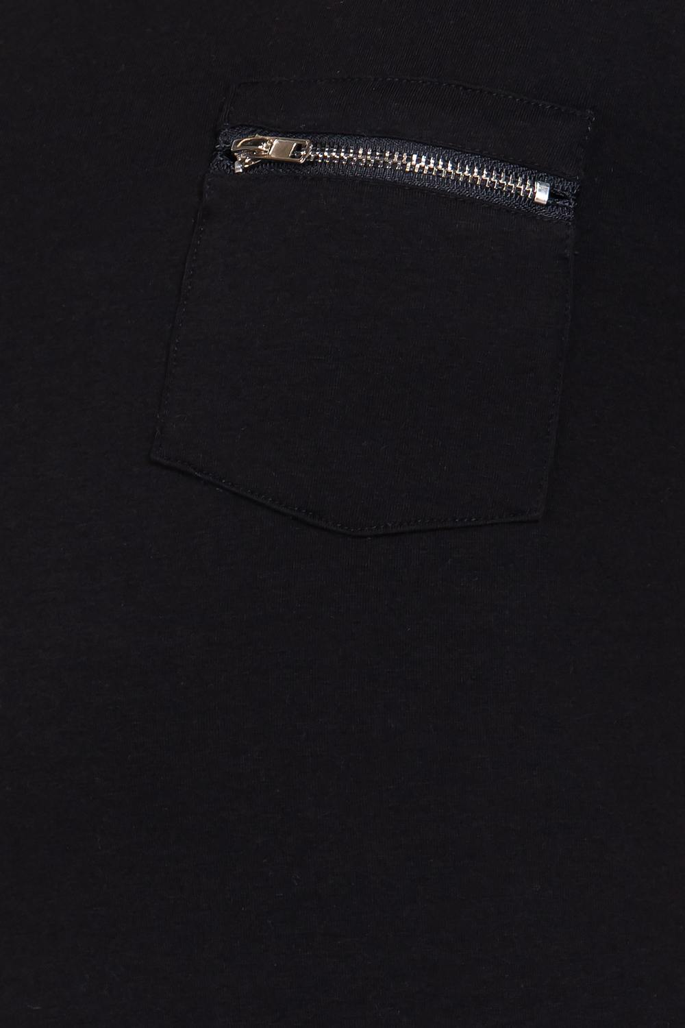 Short Slv Top W/zipper Pocket - Absolute Fashion 2020