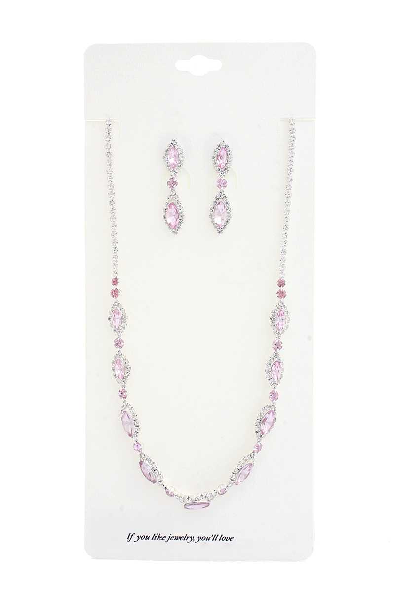Elegant Marquise Rhinestone Loop Necklace - Absolute Fashion 2020