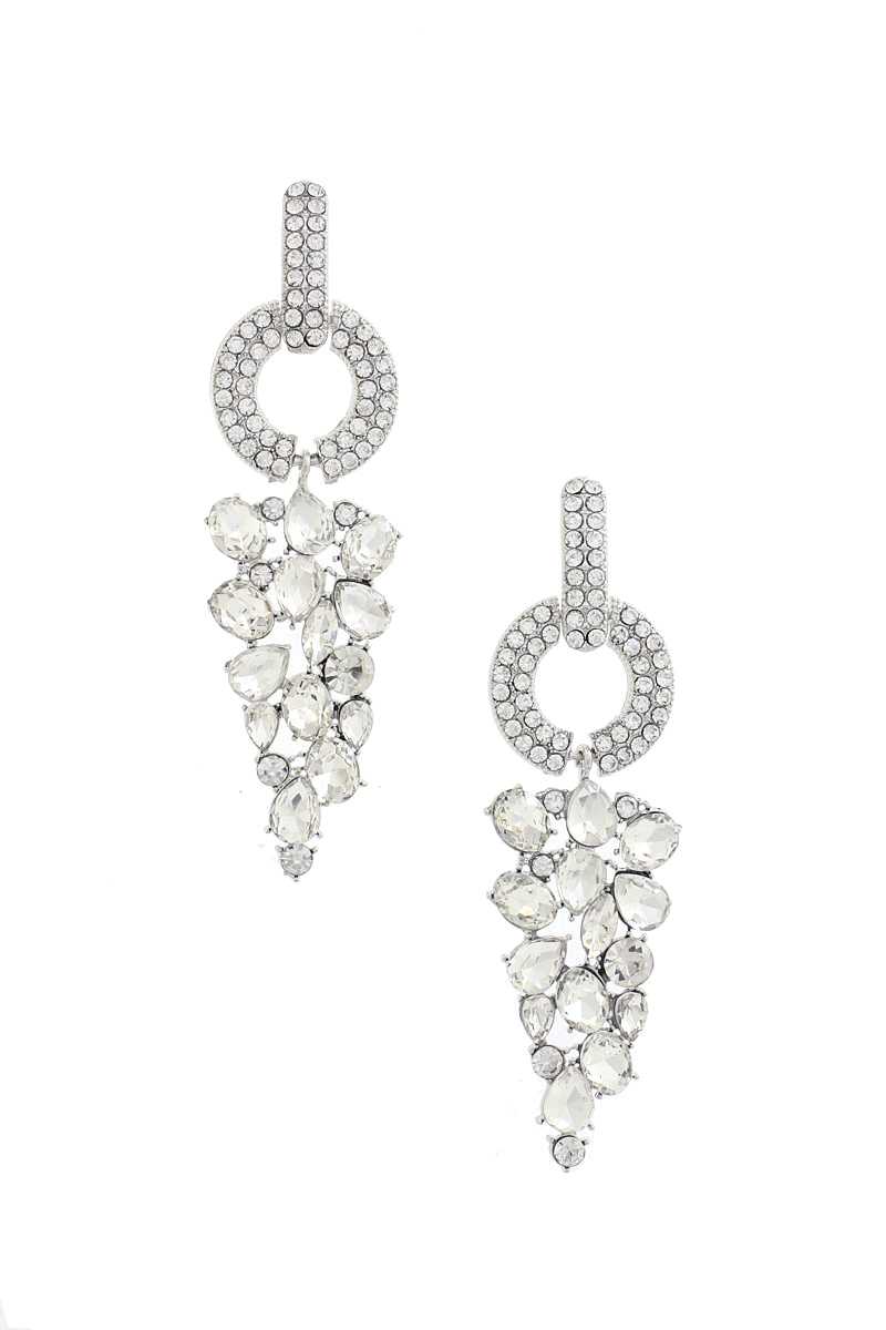 Circle Rhinestone Earring - Absolute Fashion 2020
