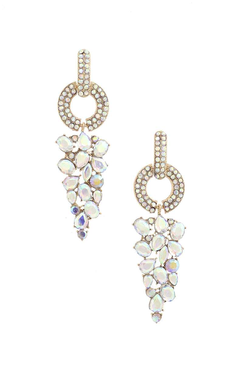 Circle Rhinestone Earring - Absolute Fashion 2020