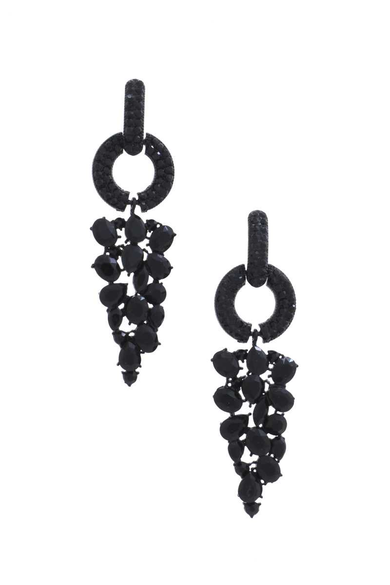 Circle Rhinestone Earring - Absolute Fashion 2020