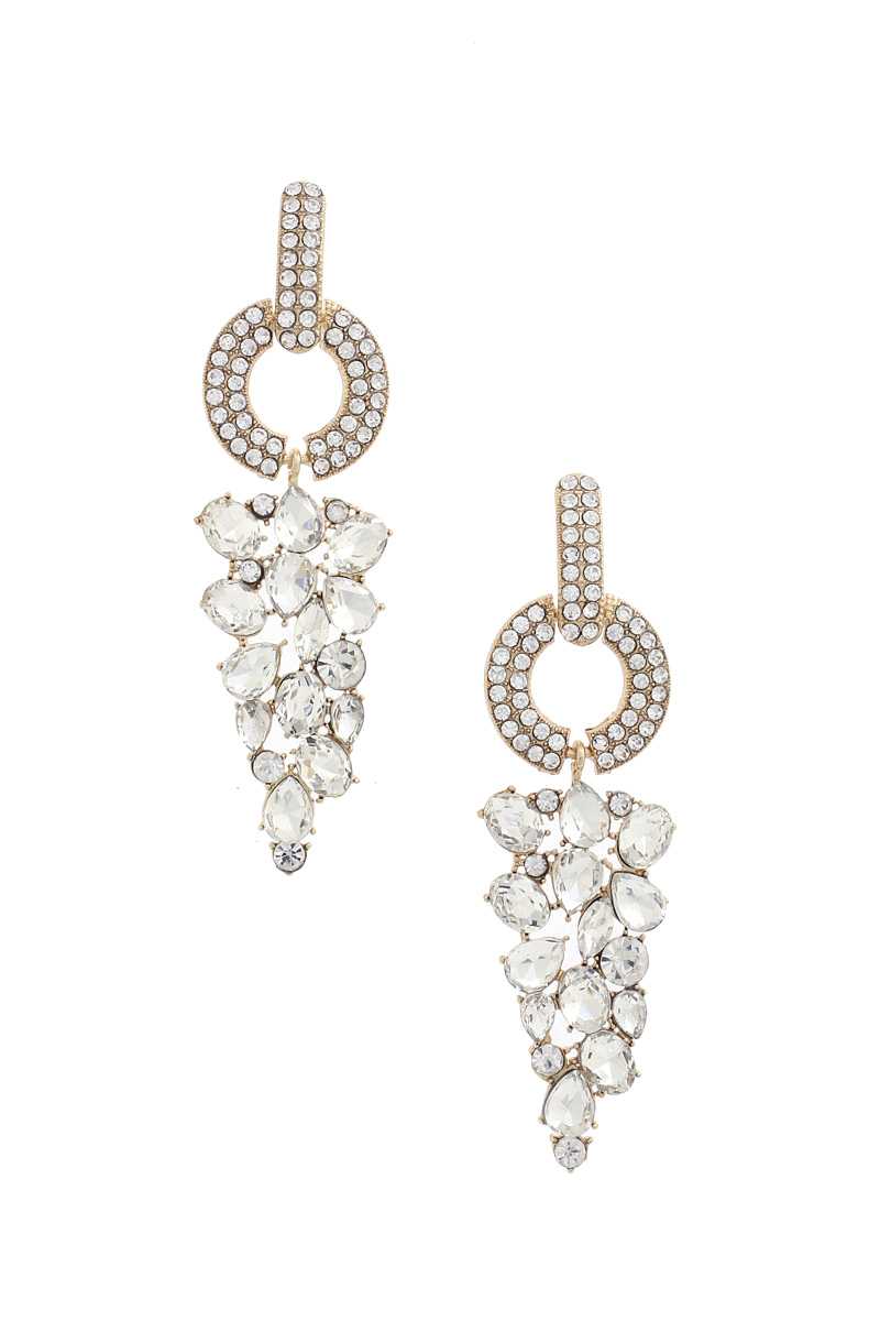 Circle Rhinestone Earring - Absolute Fashion 2020