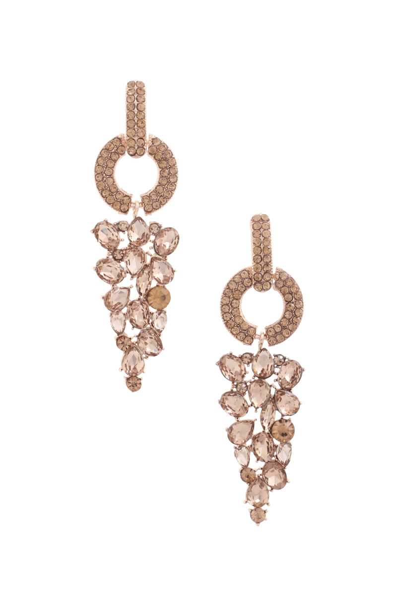 Circle Rhinestone Earring - Absolute Fashion 2020