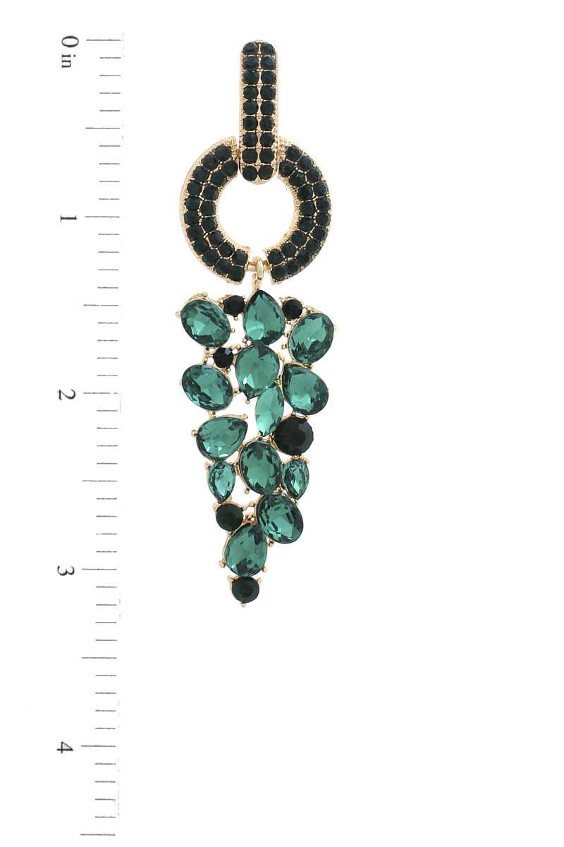 Circle Rhinestone Earring - Absolute Fashion 2020
