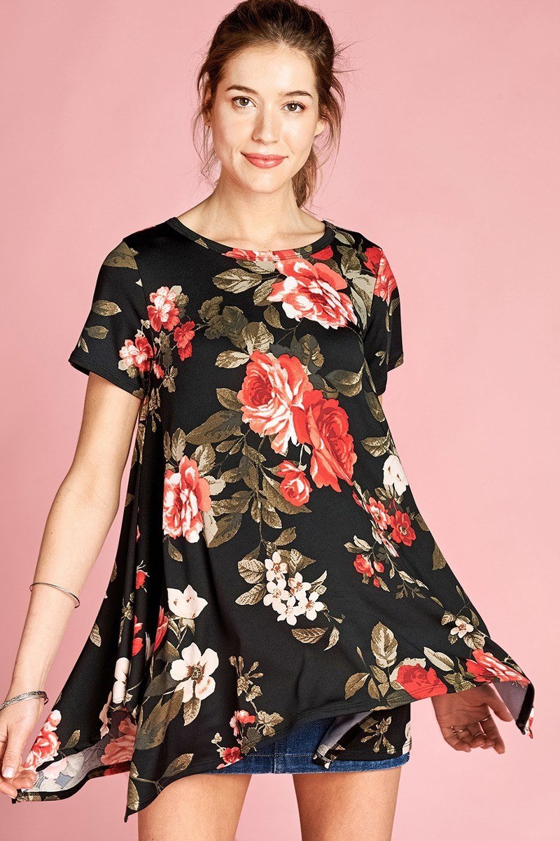A Loose-fit Knit Trapeze Tunic Top - Absolute Fashion 2020