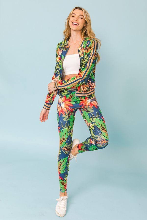 Floral Mix Print Tracksuit - Absolute Fashion 2020