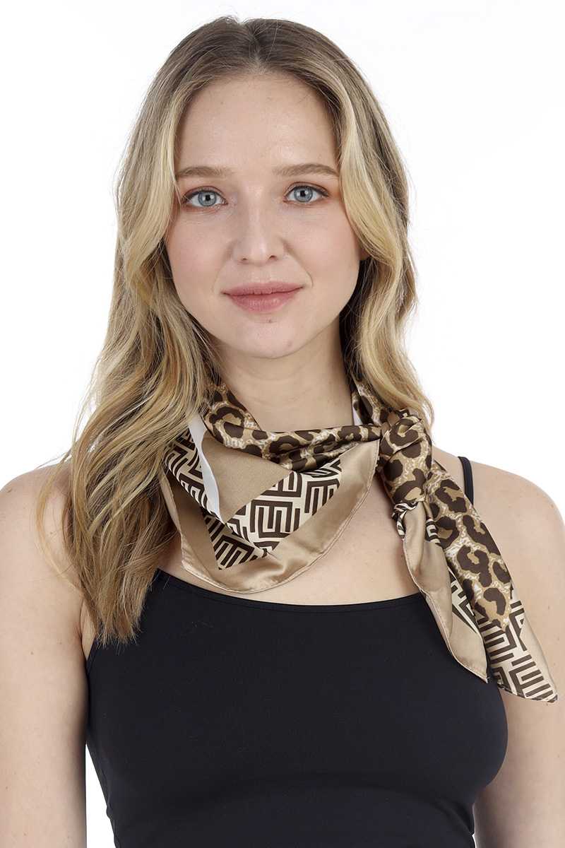 Fashion Leopard Pattern Print Neck Scarf - Absolute Fashion 2020