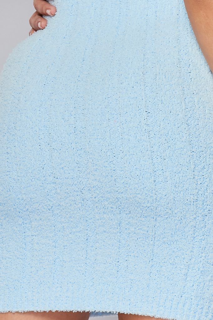Super Soft Scoop Neck Ribbed Dress - Absolute Fashion 2020