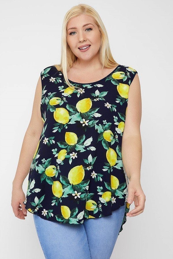 High-low Hemline Sleeveless Top - Absolute Fashion 2020