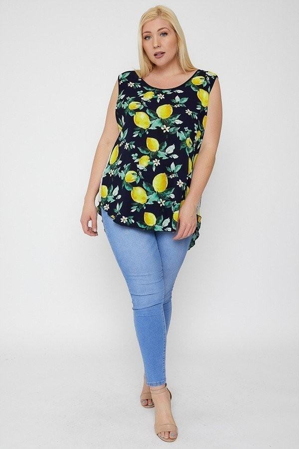 High-low Hemline Sleeveless Top - Absolute Fashion 2020