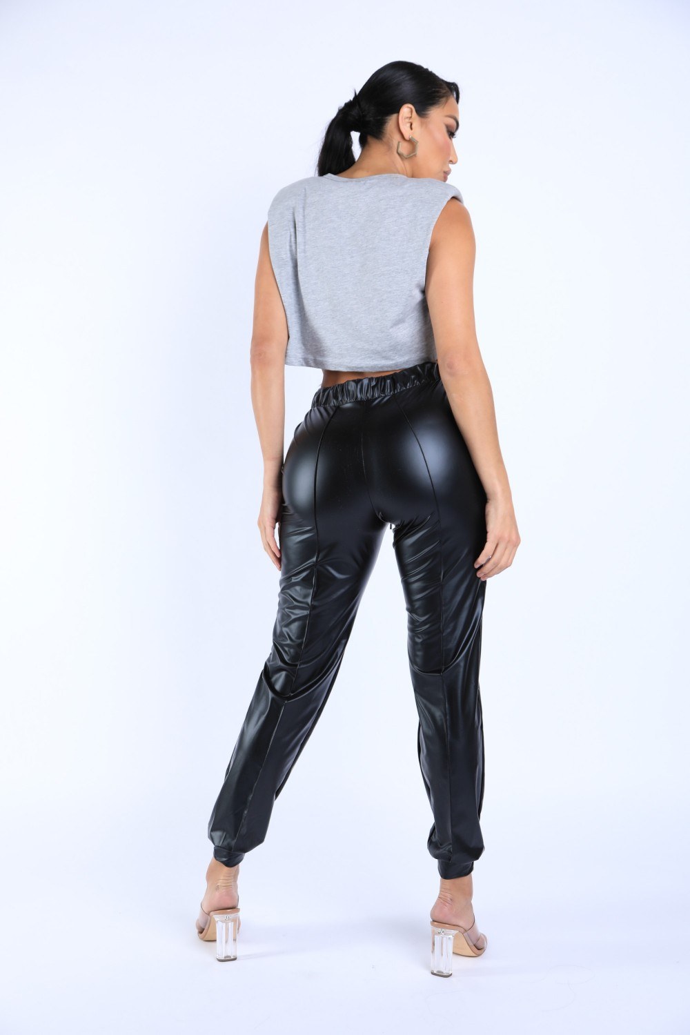 Pu Jogger Pants - Absolute Fashion 2020