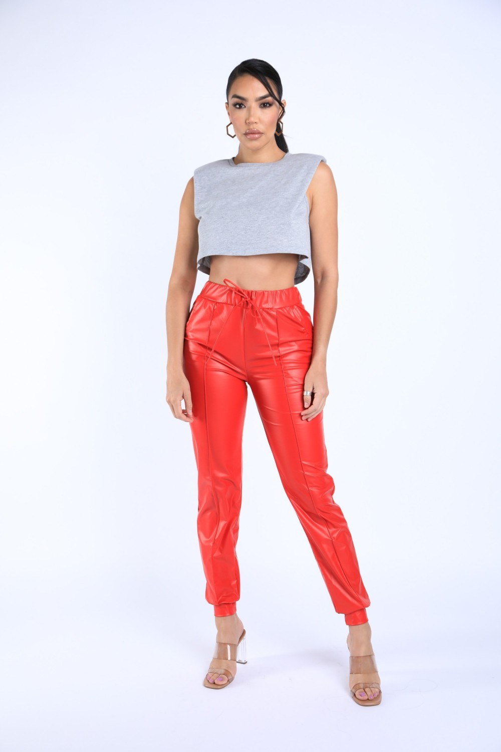 Pu Jogger Pants - Absolute Fashion 2020
