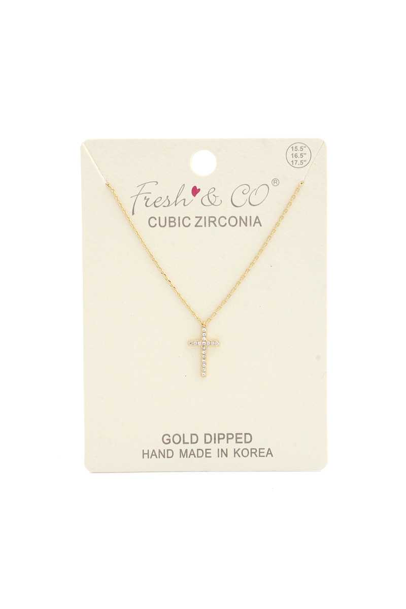 Dainty Rhinestone Charm Necklace - Absolute Fashion 2020