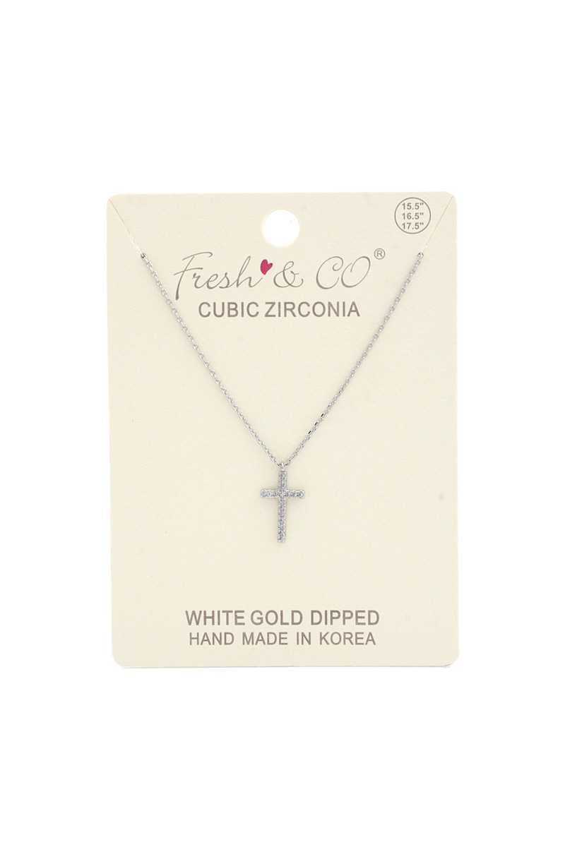 Dainty Rhinestone Charm Necklace - Absolute Fashion 2020