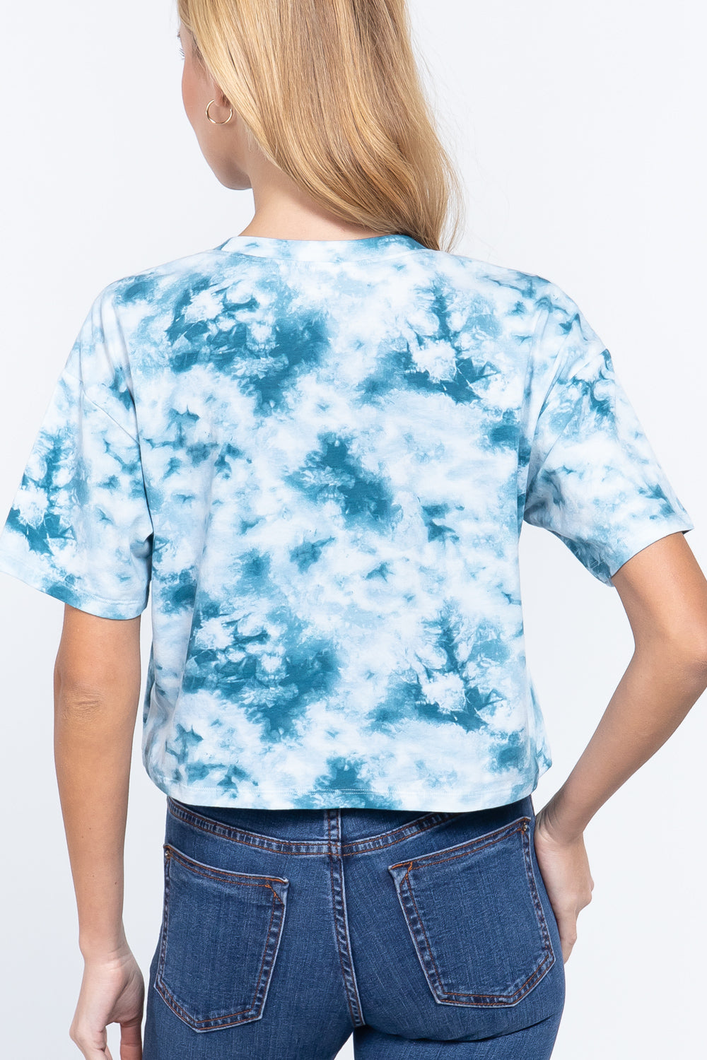 Tie-dye Cotton Jersey Crop Top - Absolute Fashion 2020