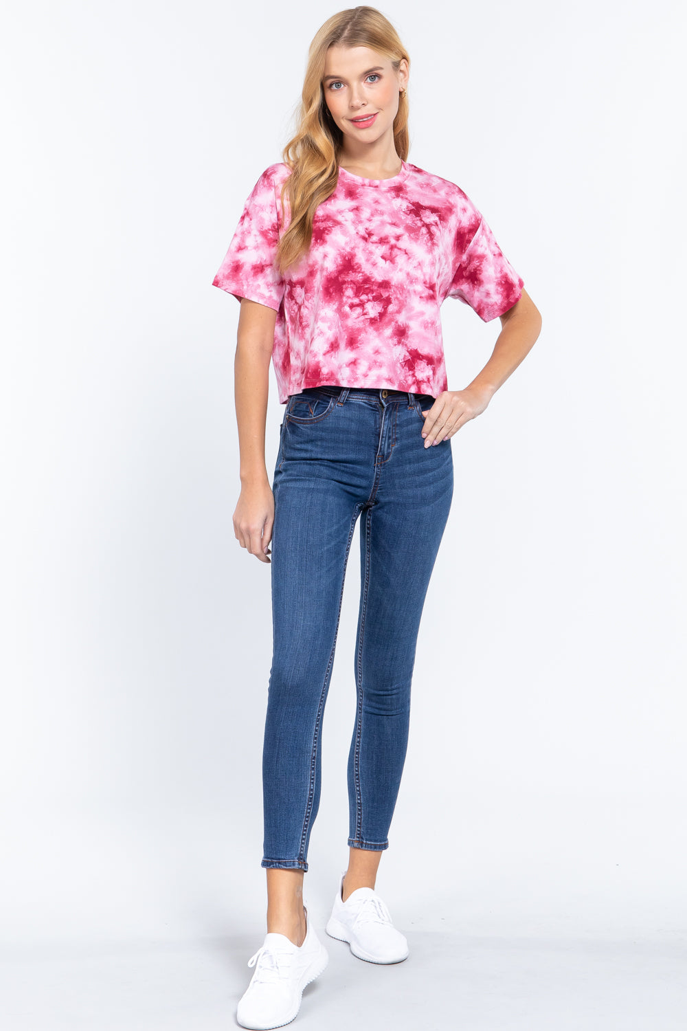 Tie-dye Cotton Jersey Crop Top - Absolute Fashion 2020